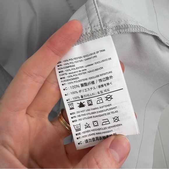 Arc'teryx Contenta Dress Athena Grey Outdoor Workout Dress Women’s Size Large - Picture 8 of 12